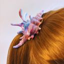  Realistic Conch Shell Hair Claw in Mermaid Colors | Claw Clip Hair Accessories