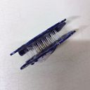  Nude Woman Riding a Bear Hair Claw in Marbled Blue | Claw Clip Hair Accessories