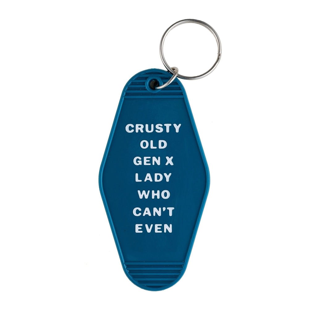 Vintage Style Motel Keychains with Funny Sayings in 30+ Styles