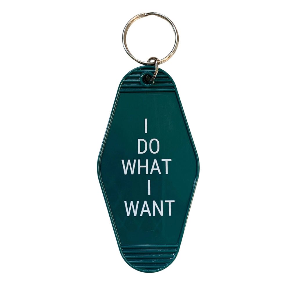 Vintage Style Motel Keychains with Funny Sayings in 30+ Styles