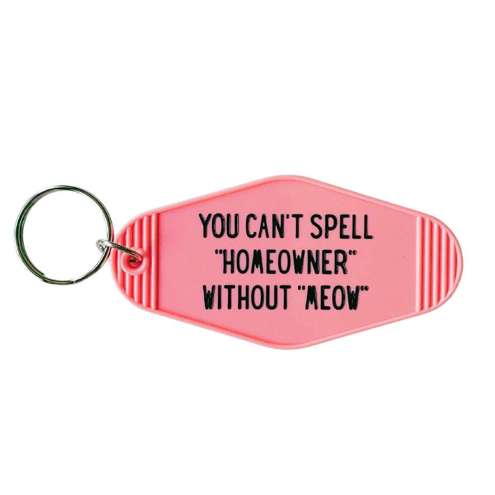 Vintage Style Motel Keychains with Funny Sayings in 30+ Styles