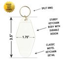 Homeowner Meow Vintage Style Motel Keychains with Funny Sayings in 30+ Styles