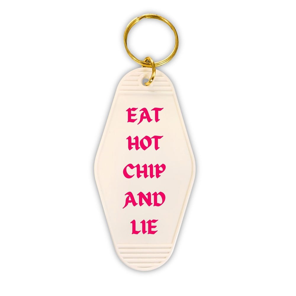 Vintage Style Motel Keychains with Funny Sayings in 30+ Styles