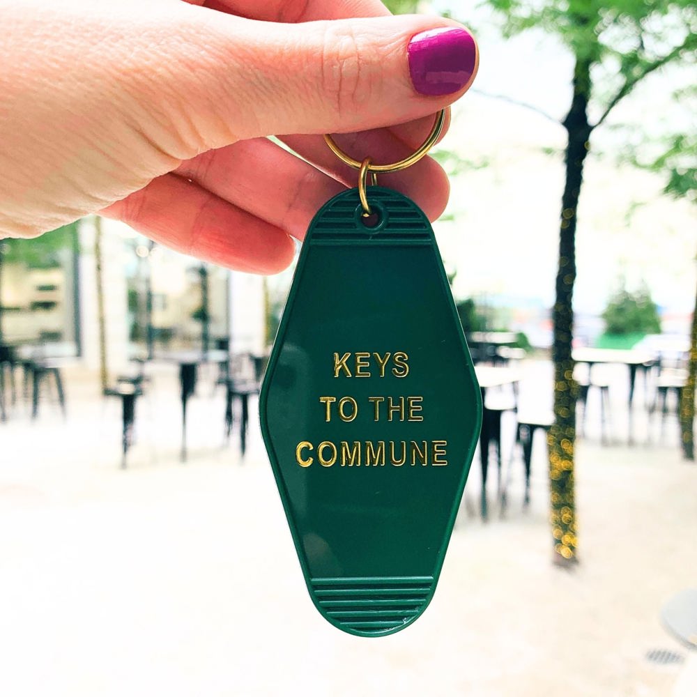 Vintage Style Motel Keychains with Funny Sayings in 30+ Styles