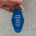 United States of Your Mom Vintage Style Motel Keychains with Funny Sayings in 30+ Styles