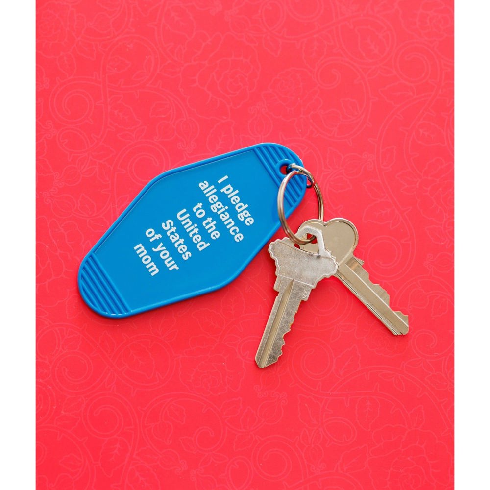 Vintage Style Motel Keychains with Funny Sayings in 30+ Styles