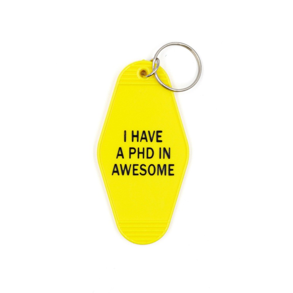 Vintage Style Motel Keychains with Funny Sayings in 30+ Styles