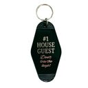 #1 House Guest Vintage Style Motel Keychains with Funny Sayings in 30+ Styles