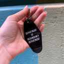 Department of Redundancy Department Vintage Style Motel Keychains with Funny Sayings in 30+ Styles