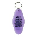 Awfully Gorgeous Vintage Style Motel Keychains with Funny Sayings in 30+ Styles