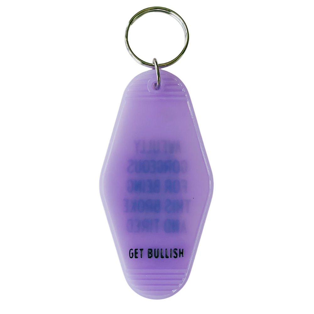 Vintage Style Motel Keychains with Funny Sayings in 30+ Styles