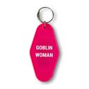 Goblin Woman Vintage Style Motel Keychains with Funny Sayings in 30+ Styles