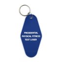 Presidential Physical Fitness Test Loser Vintage Style Motel Keychains with Funny Sayings in 30+ Styles