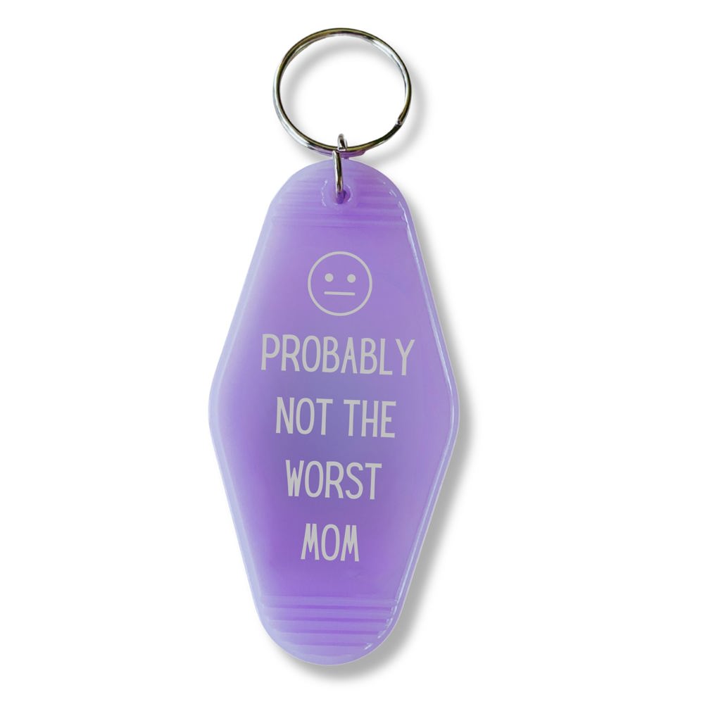 Vintage Style Motel Keychains with Funny Sayings in 30+ Styles