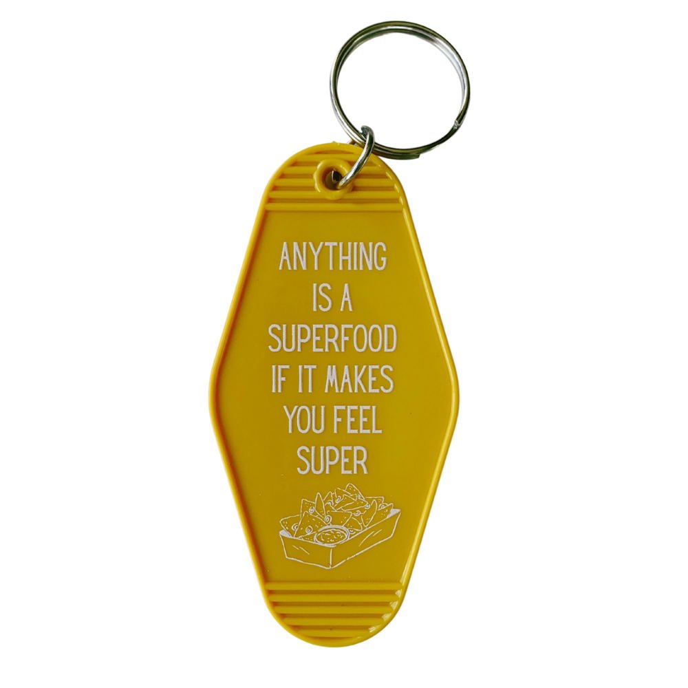 Vintage Style Motel Keychains with Funny Sayings in 30+ Styles