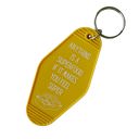 Anything is a Superfood Vintage Style Motel Keychains with Funny Sayings in 30+ Styles