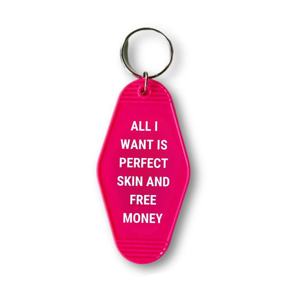 Vintage Style Motel Keychains with Funny Sayings in 30+ Styles