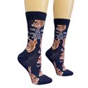 These Are My Knock 'Em Dead Socks Funny Sayings Socks - Cozy Giftable Women's Crew Socks