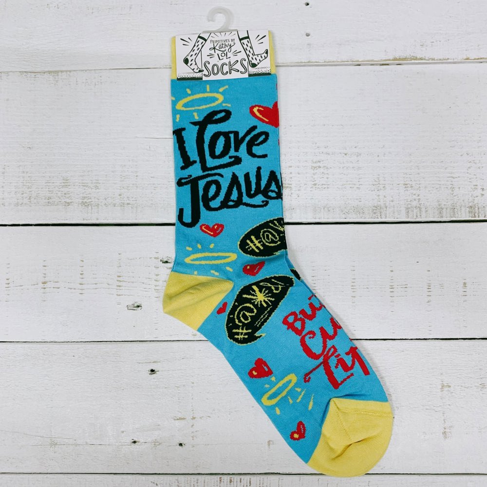 Funny Sayings Socks - Cozy Giftable Women's Crew Socks