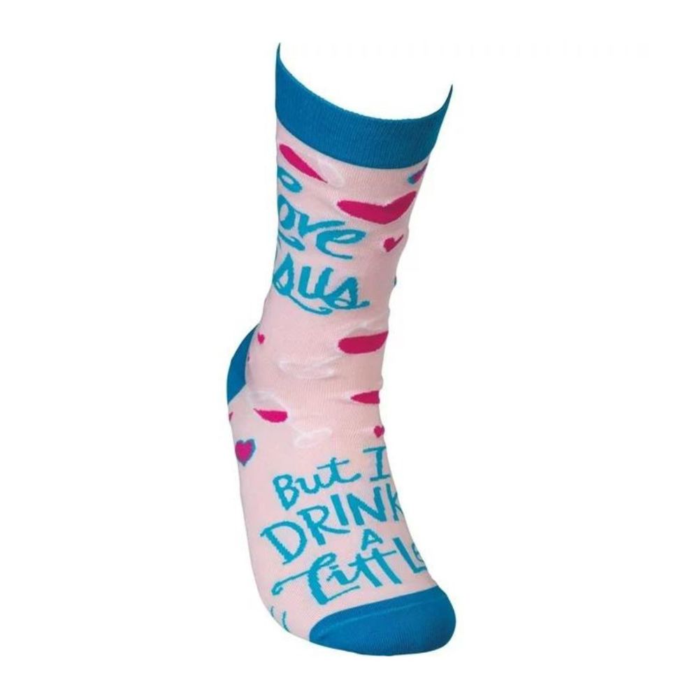 Funny Sayings Socks - Cozy Giftable Women's Crew Socks