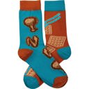 Chicken And Waffles Funny Sayings Socks - Cozy Giftable Women's Crew Socks