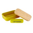 Single Leftovers Bamboo Bento Lunch Boxes in 3 Pretty Colors