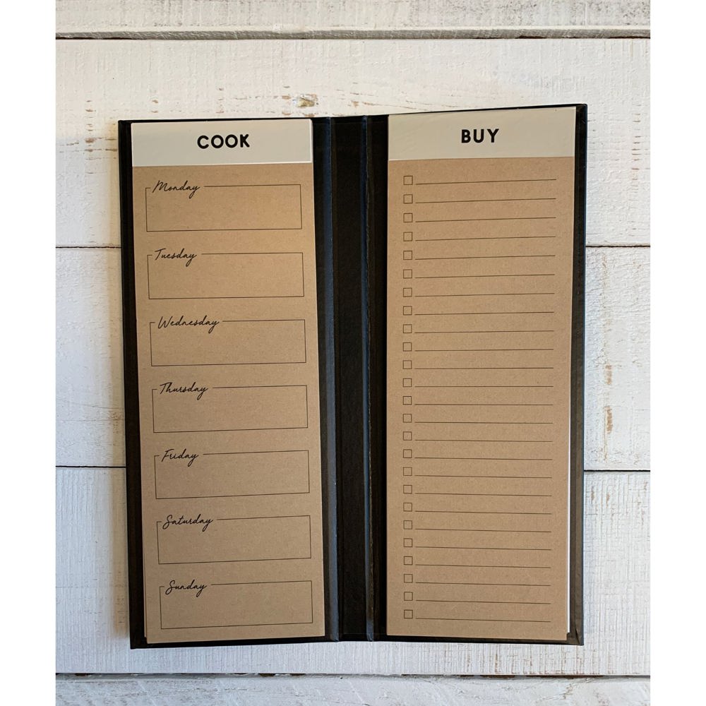 Luxe Meal Planner Folio Notepads