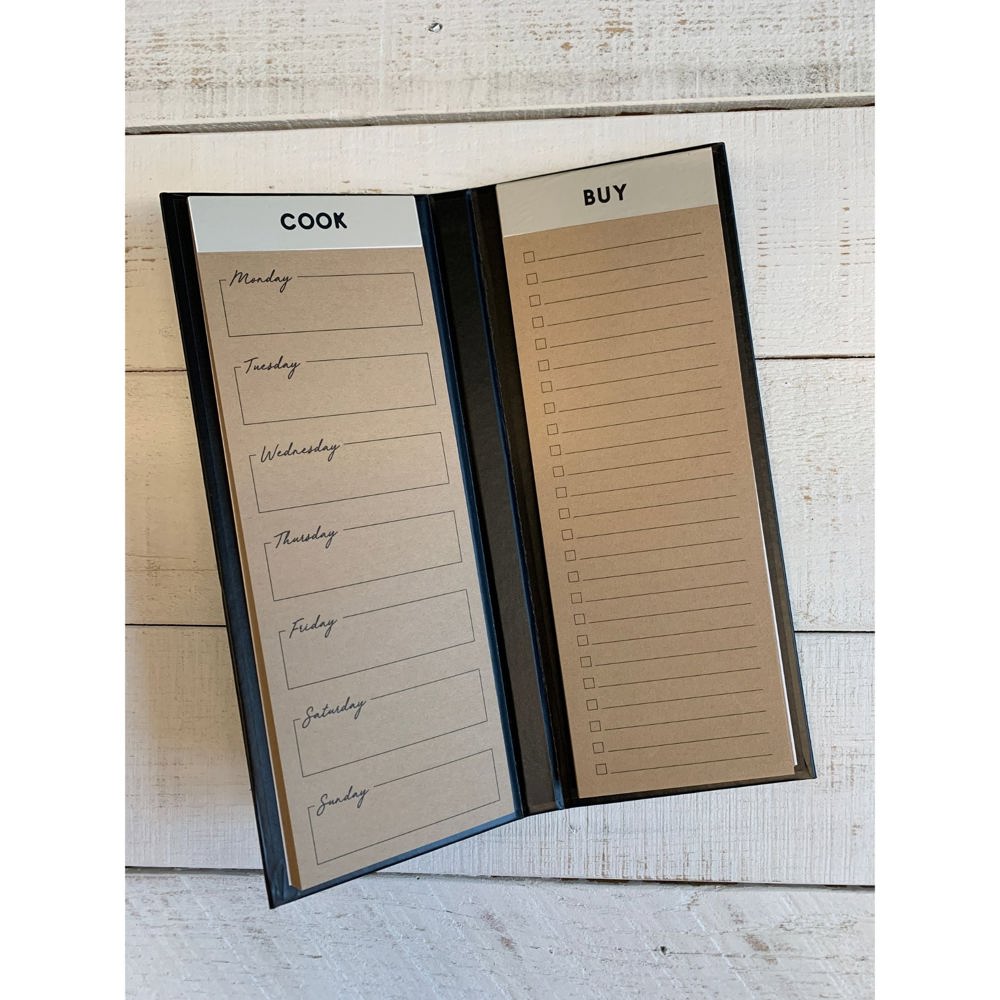 Luxe Meal Planner Folio Notepads