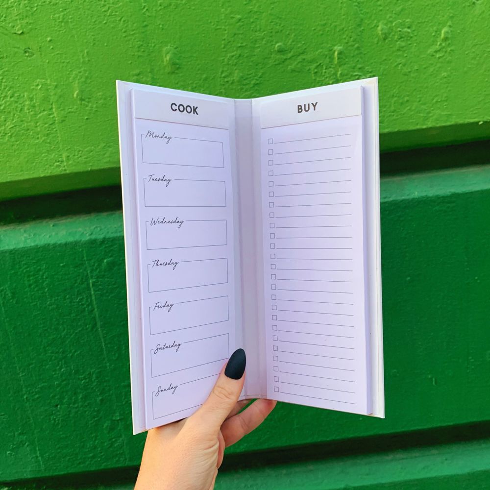 Luxe Meal Planner Folio Notepads