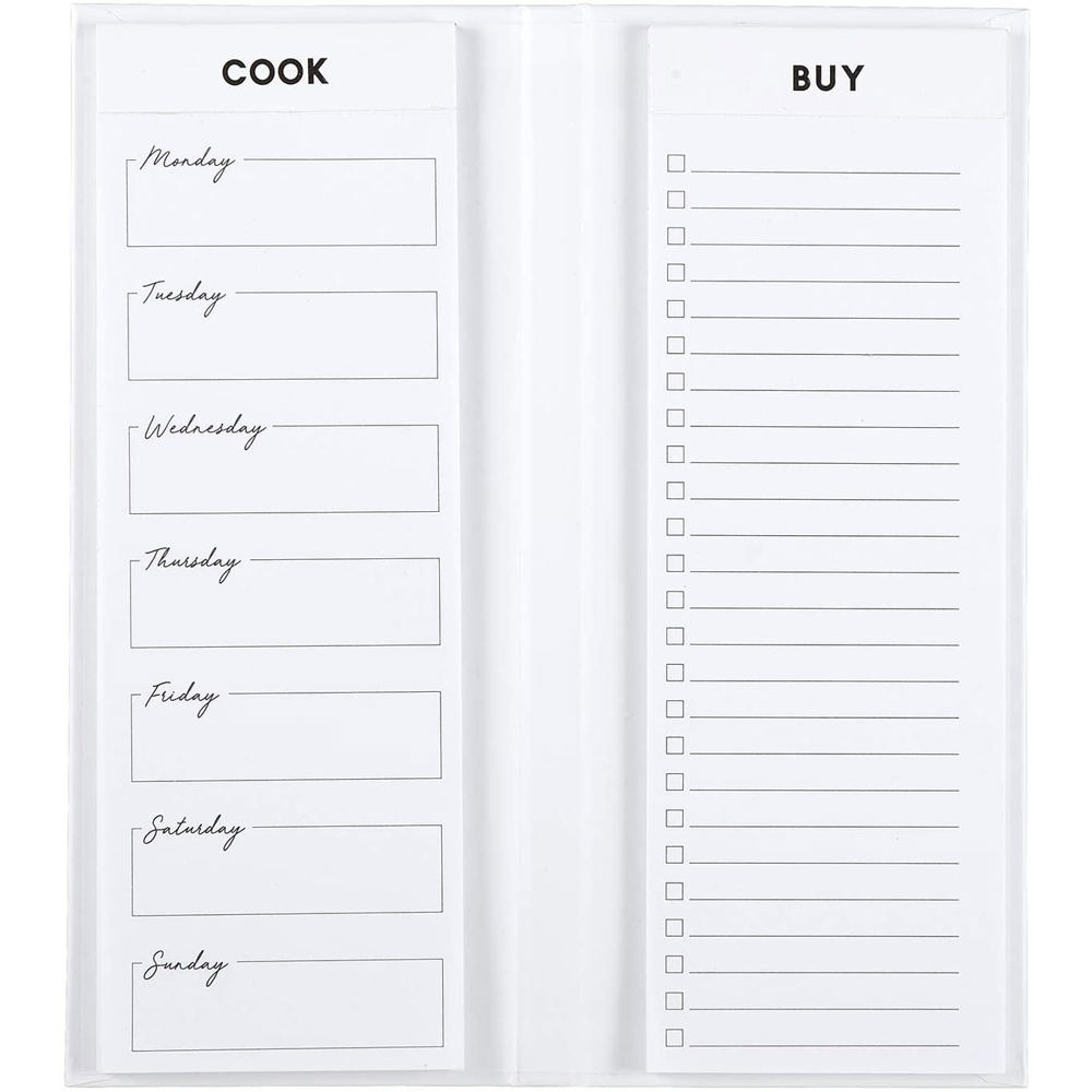 Luxe Meal Planner Folio Notepads