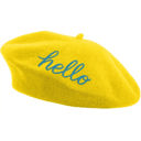 Hello Cute Graphic Winter Berets with Sayings - 5 Colors