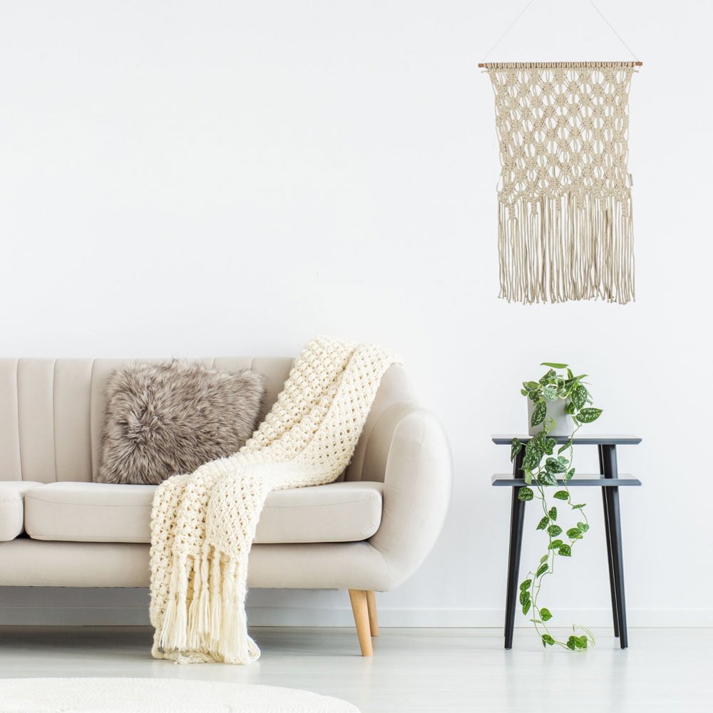 Macrame Wall Hangings, Mirrors, and Plant Hangers