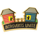 Introverts Unite Cute Enamel Pins on Giftable Cards - 20+ Styles Available