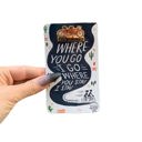 Where You Go I Go - Where You Stay I Stay Cute Enamel Pins on Giftable Cards - 20+ Styles Available