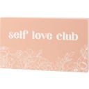 Self Love Club Cute and Funny Graphic Wooden Box Signs with Sayings for Gallery Walls