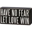 Have No Fear Cute and Funny Graphic Wooden Box Signs with Sayings for Gallery Walls