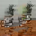 Be a Unicorn Cute and Funny Graphic Wooden Box Signs with Sayings for Gallery Walls