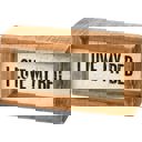 I Love My Bed Cute and Funny Graphic Wooden Box Signs with Sayings for Gallery Walls