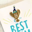 Best Mom Ever Trophy Cute Enamel Pins on Giftable Cards - 20+ Styles Available