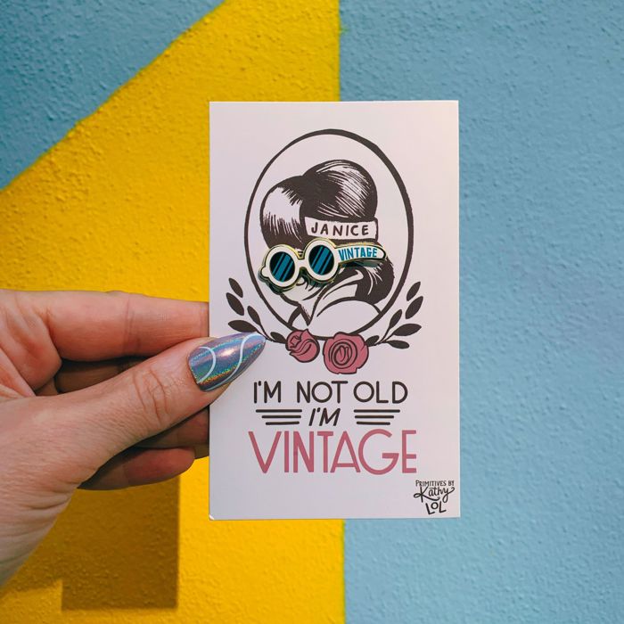 Cute Enamel Pins on Giftable Cards - 20+ Styles Available