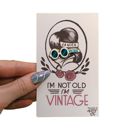 I'm Not Old, I'm Vintage Cute Enamel Pins on Giftable Cards - 20+ Styles Available