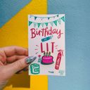 I Hope Your Birthday Is Lit Cute Enamel Pins on Giftable Cards - 20+ Styles Available