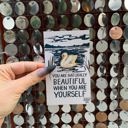 You Are Naturally Beautiful When You Are Yourself Swan Cute Enamel Pins on Giftable Cards - 20+ Styles Available