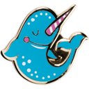 You Are Strange & Wonderful Narwhal Cute Enamel Pins on Giftable Cards - 20+ Styles Available