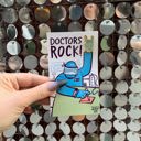 Doctors Rock Gloved Hand Cute Enamel Pins on Giftable Cards - 20+ Styles Available