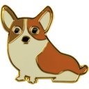 Wigglebutts Make Me Nuts (Corgi) Cute Enamel Pins on Giftable Cards - 20+ Styles Available