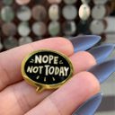 Nope, Not Today Cute Enamel Pins on Giftable Cards - 20+ Styles Available