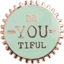 Be You Ti Ful  Cute Enamel Pins on Giftable Cards - 20+ Styles Available