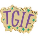 TGIF "This Grandma Is Fabulous" Cute Enamel Pins on Giftable Cards - 20+ Styles Available