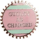 Guilty As Charged Cute Enamel Pins on Giftable Cards - 20+ Styles Available